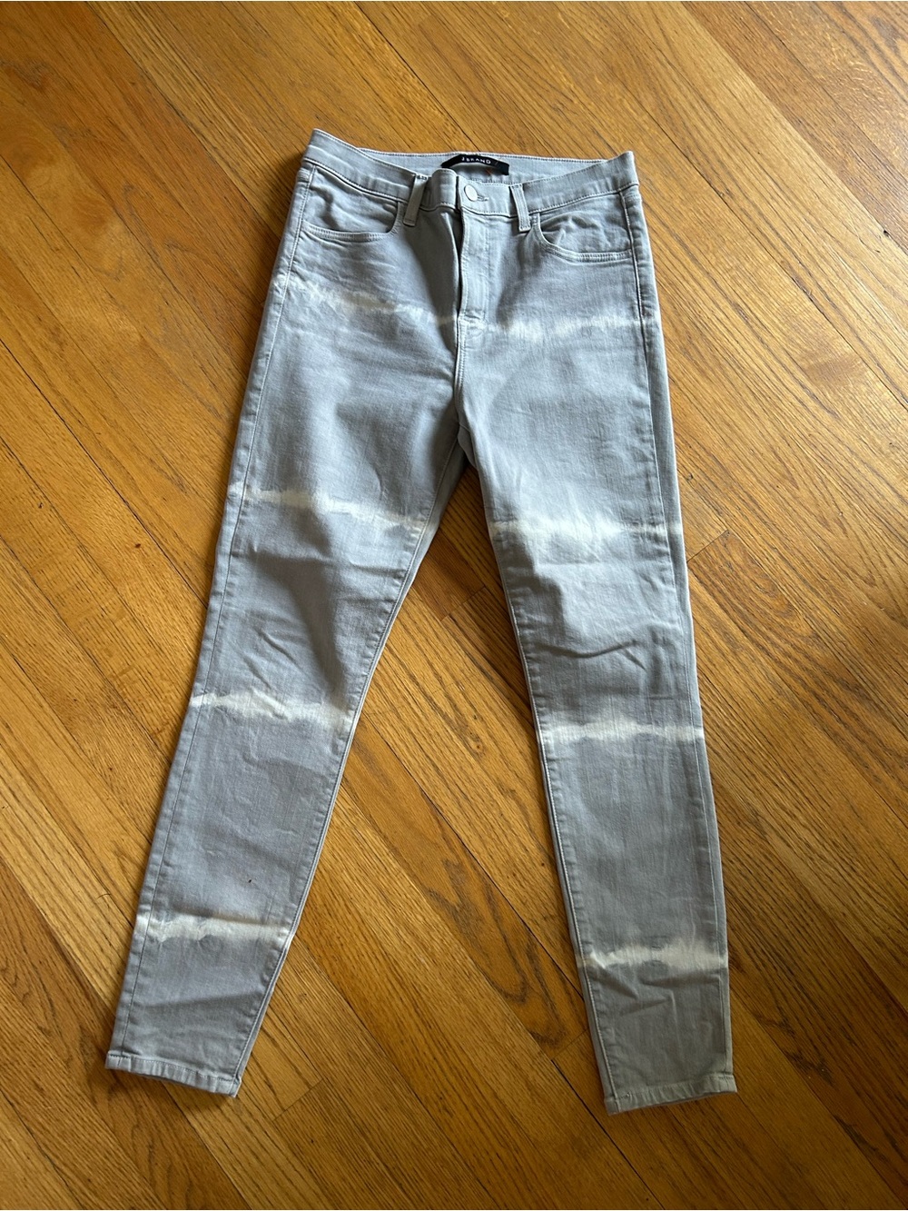 J Brand Light Gray Washed Jeans